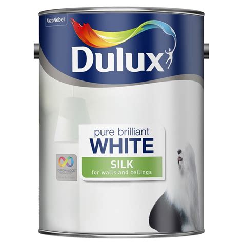 dulux pure brilliant white silk